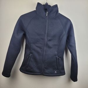 Spyder Stella Women's Sherpa Lined Knit Jacket Black Size M